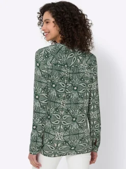 Jersey-Bluse