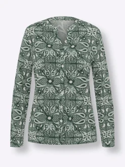 Jersey-Bluse