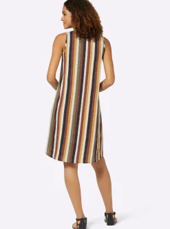 Jerseykleid mit Flammgarn-Struktur
