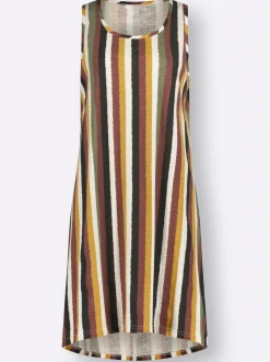 Jerseykleid mit Flammgarn-Struktur