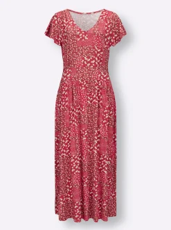 Jerseykleid mit Flügel-Ärmeln