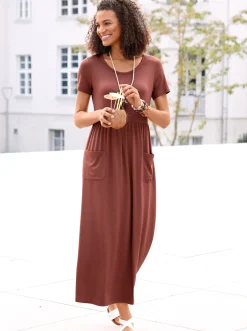 Jerseykleid mit Taschen