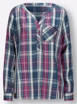 Karobluse mit Brusttasche