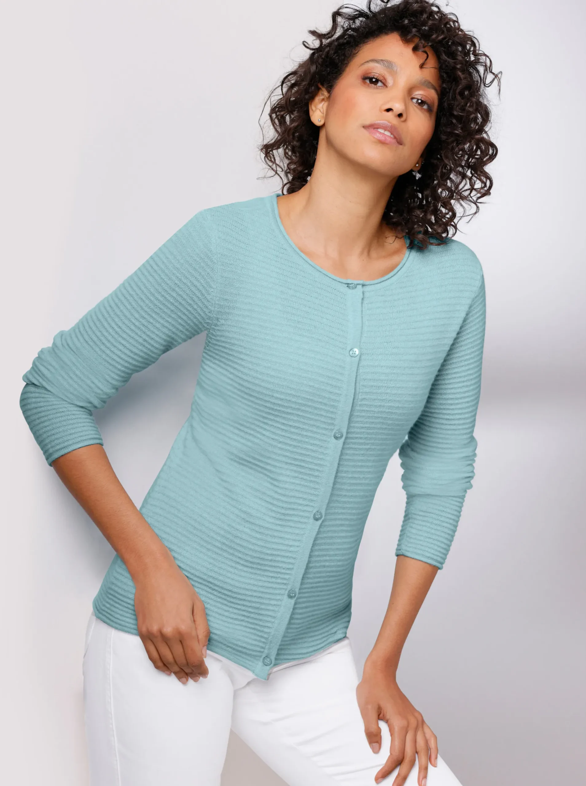 Kaschmir-Strickjacke