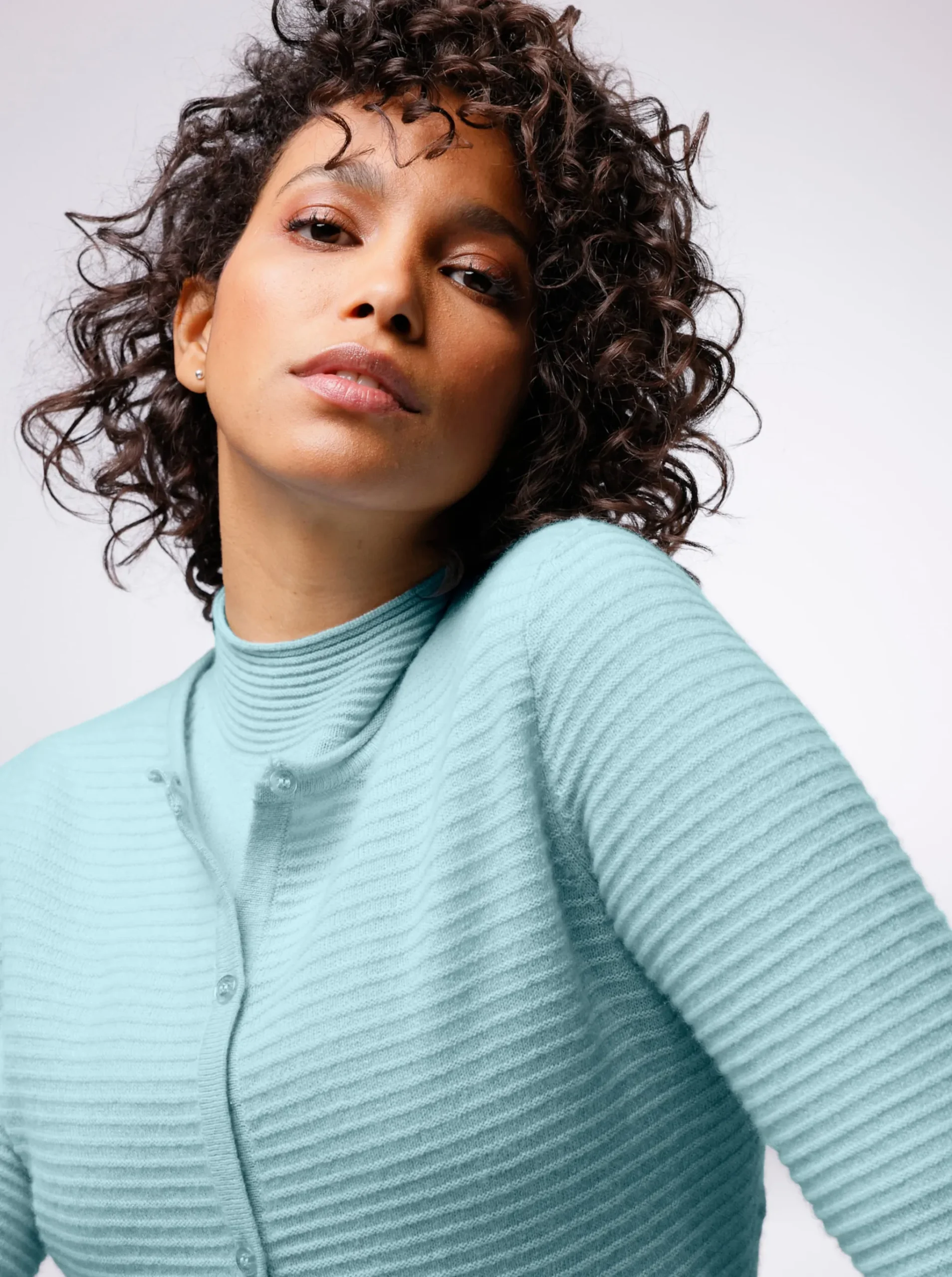 Kaschmir-Strickjacke