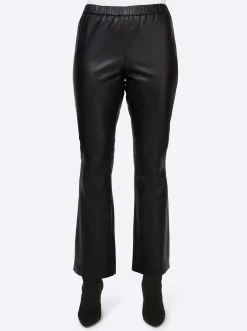 Lederhose mit Rundum-Dehnbund