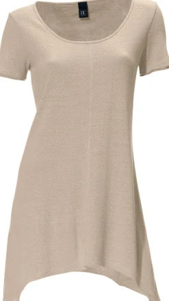 Longshirt aus Bourette-Seide
