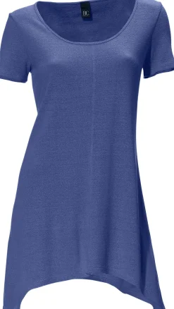 Longshirt aus Bourette-Seide