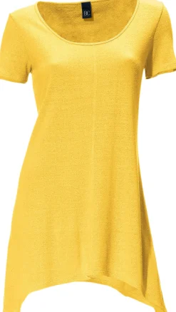 Longshirt aus Bourette-Seide