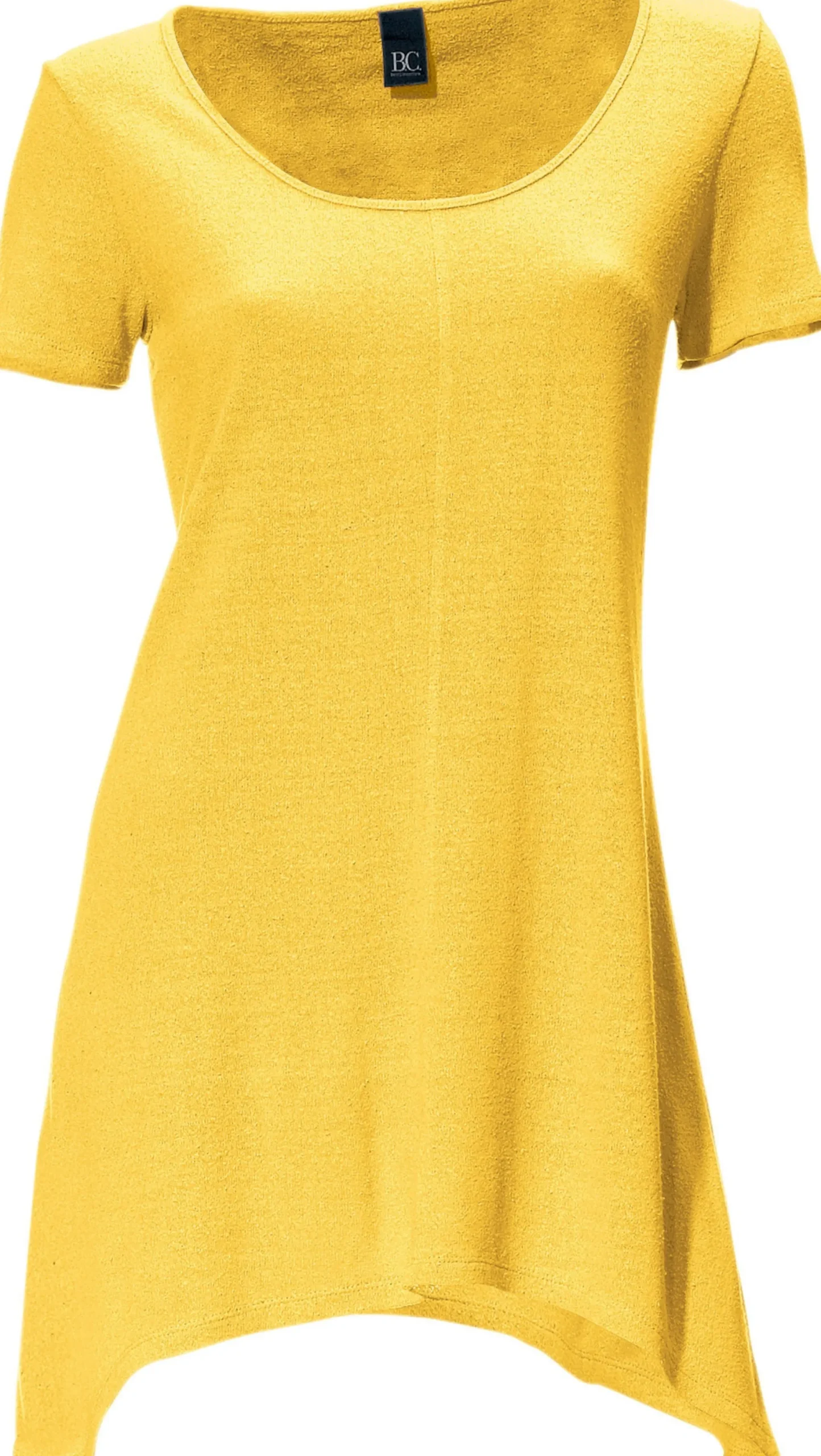 Longshirt aus Bourette-Seide