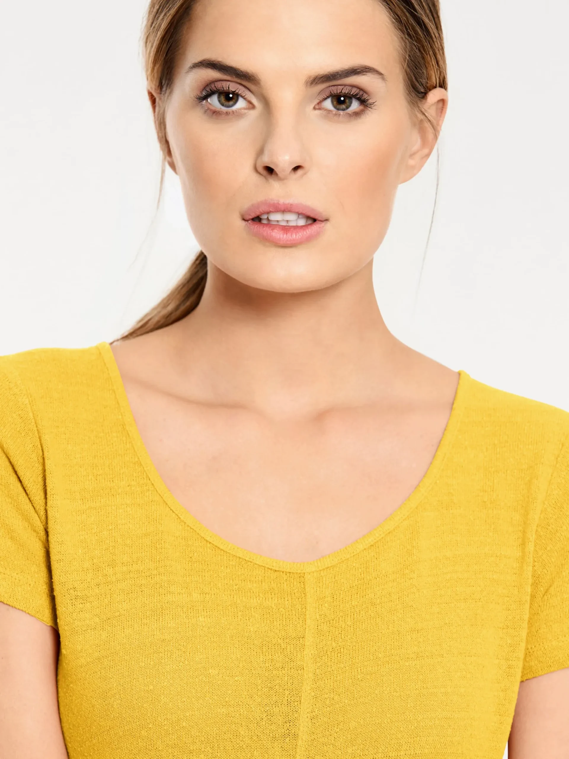 Longshirt aus Bourette-Seide