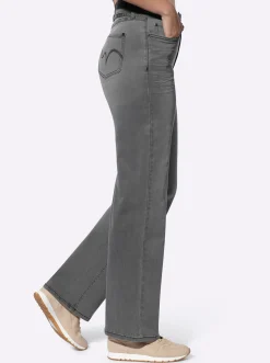5-Pocket-Hose inklusive Denim-Gürtel