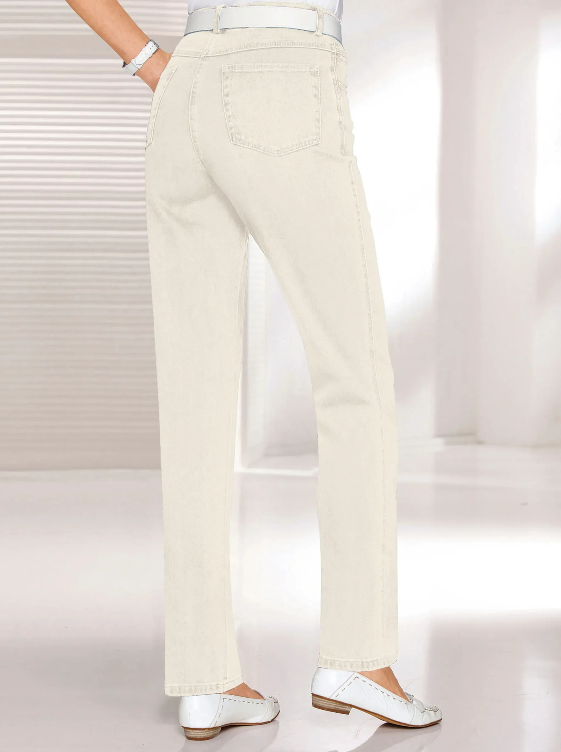 5-Pocket-Jeans gerade geschnitten