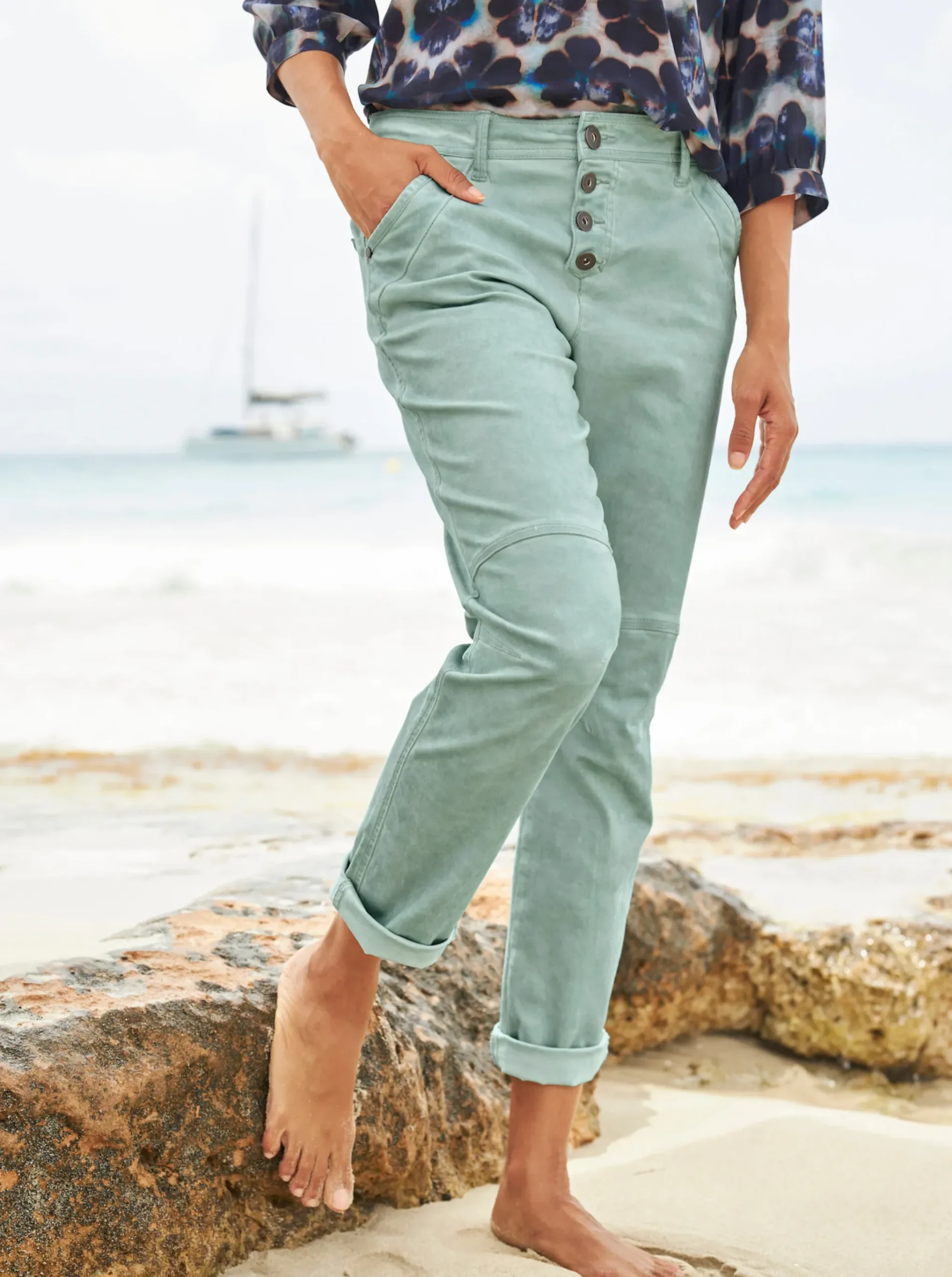 5-Pocket-Jeans im Boyfriend-Style
