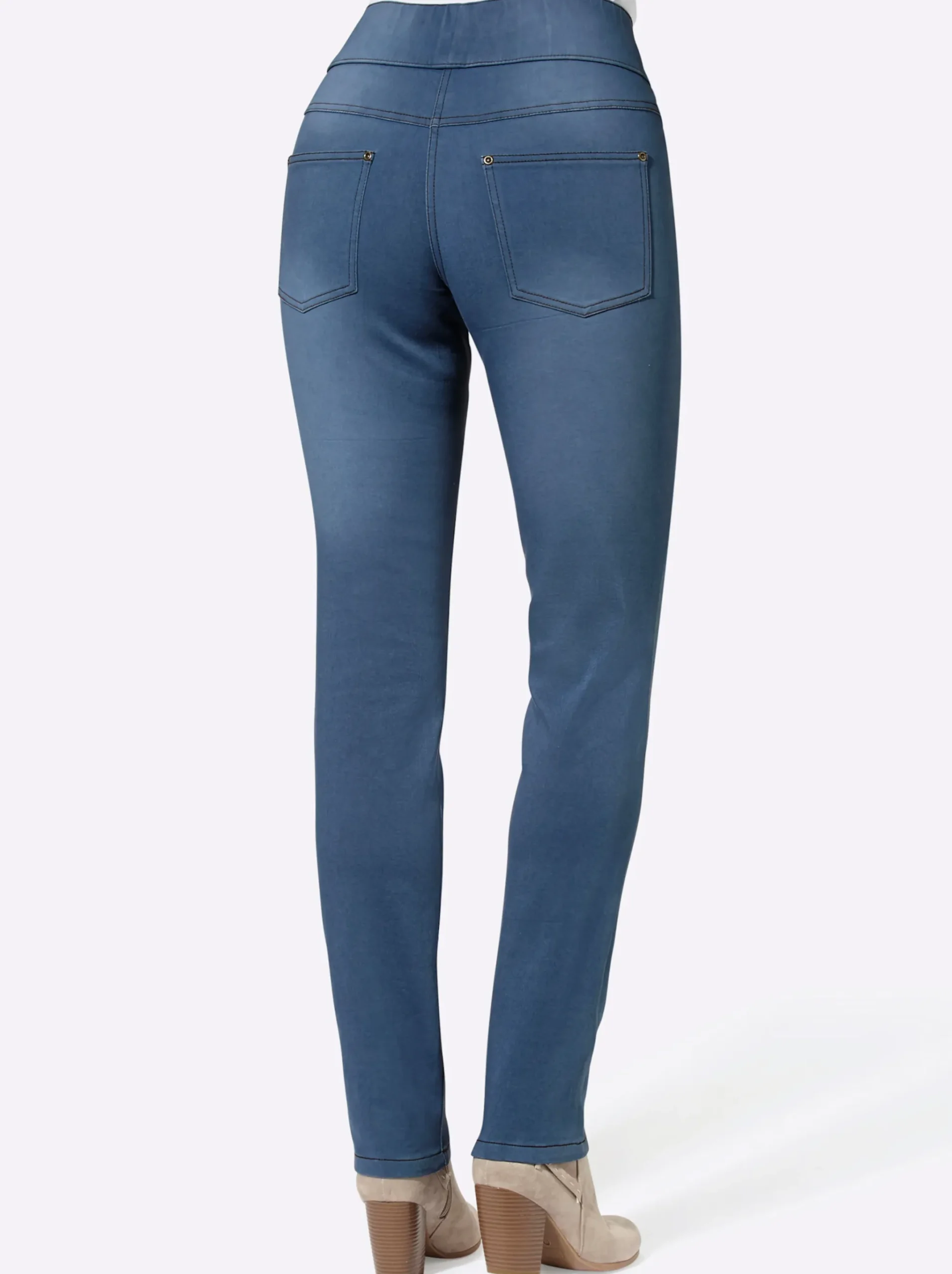 5-Pocket-Jeans in Schlupfform