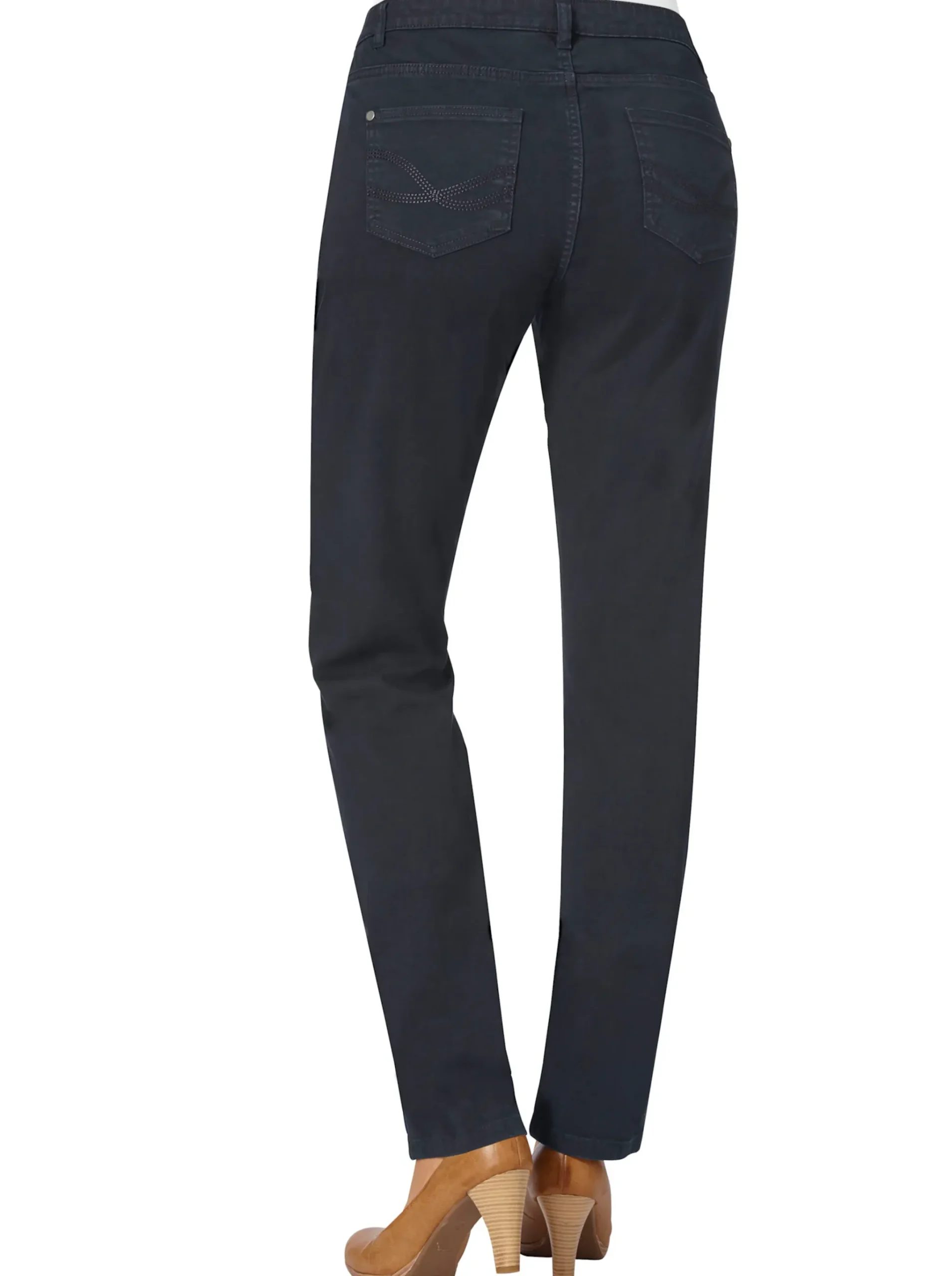 5-Pocket-Jeans mit bestickten Gesäßtaschen