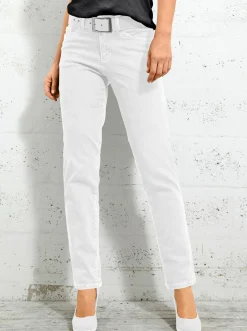 5-Pocket-Jeans mit bestickten Gesäßtaschen