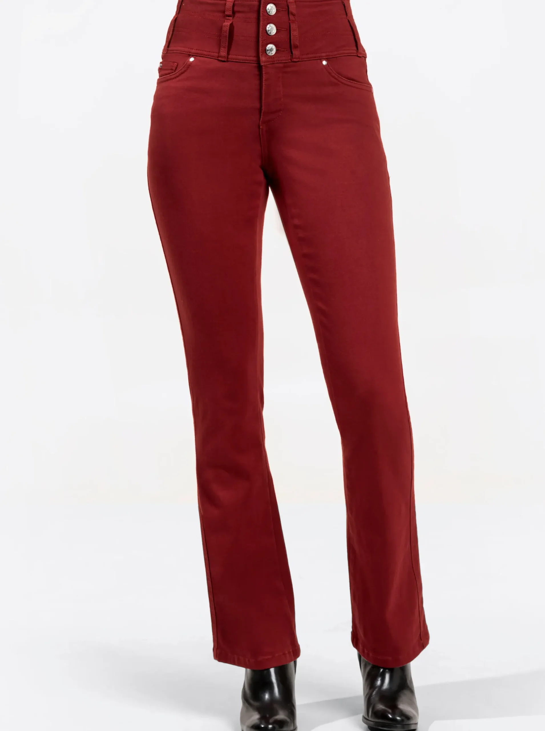 5-Pocket-Jeans mit dezent ausgestelltem Bein