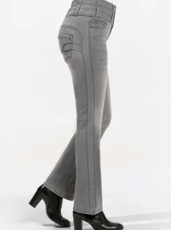 5-Pocket-Jeans mit dezent ausgestelltem Bein