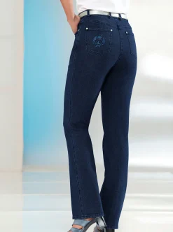 5-Pocket-Jeans mit innenliegendem Dehnbund