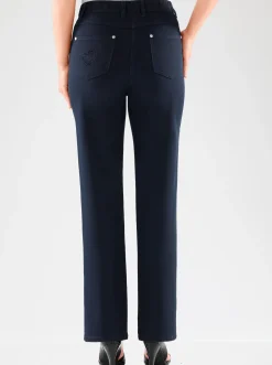5-Pocket-Jeans mit innenliegendem Dehnbund