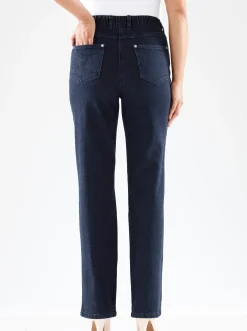 5-Pocket-Jeans mit innenliegendem Dehnbund