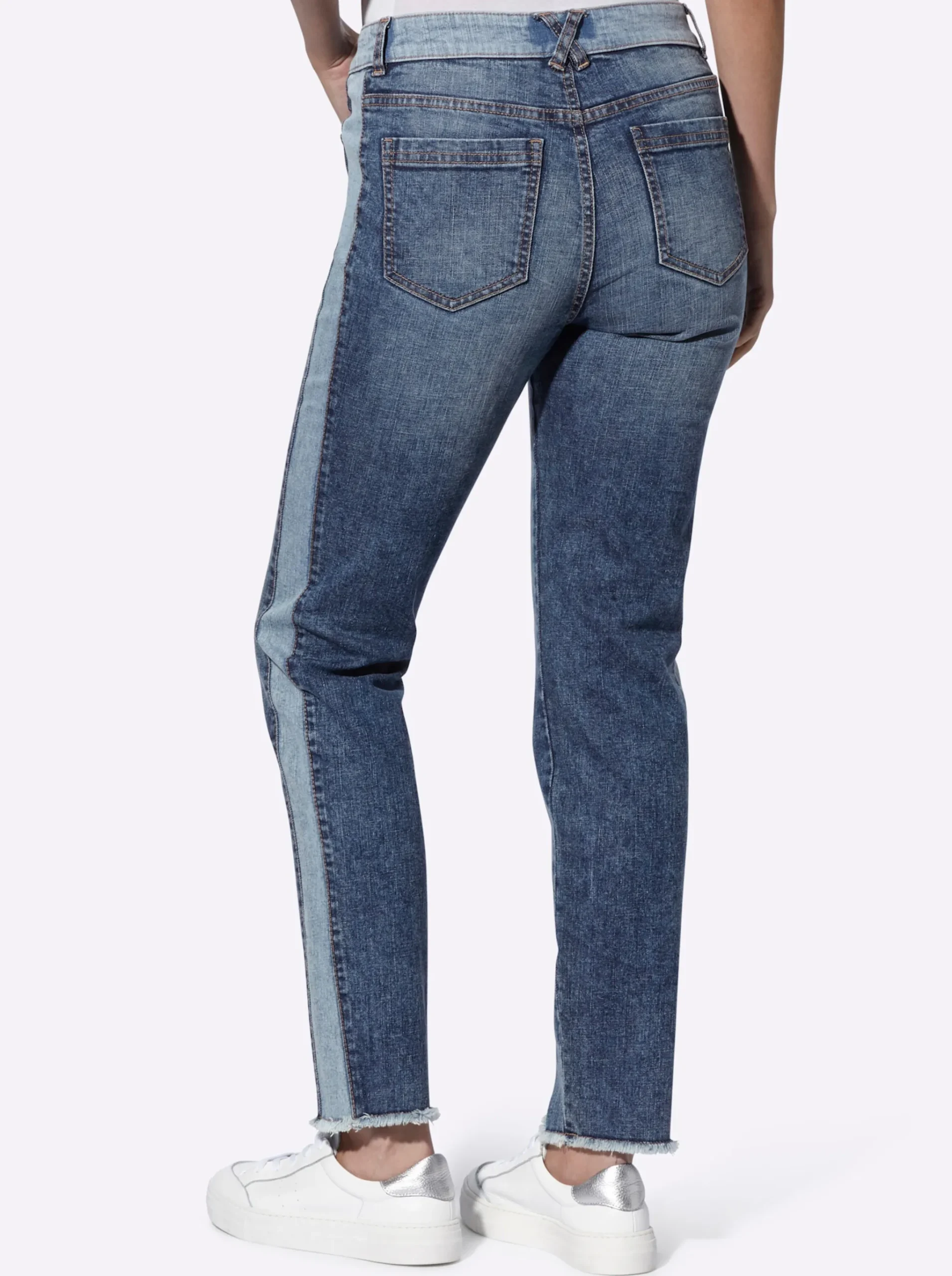 5-Pocket-Jeans mit Kontraststreifen