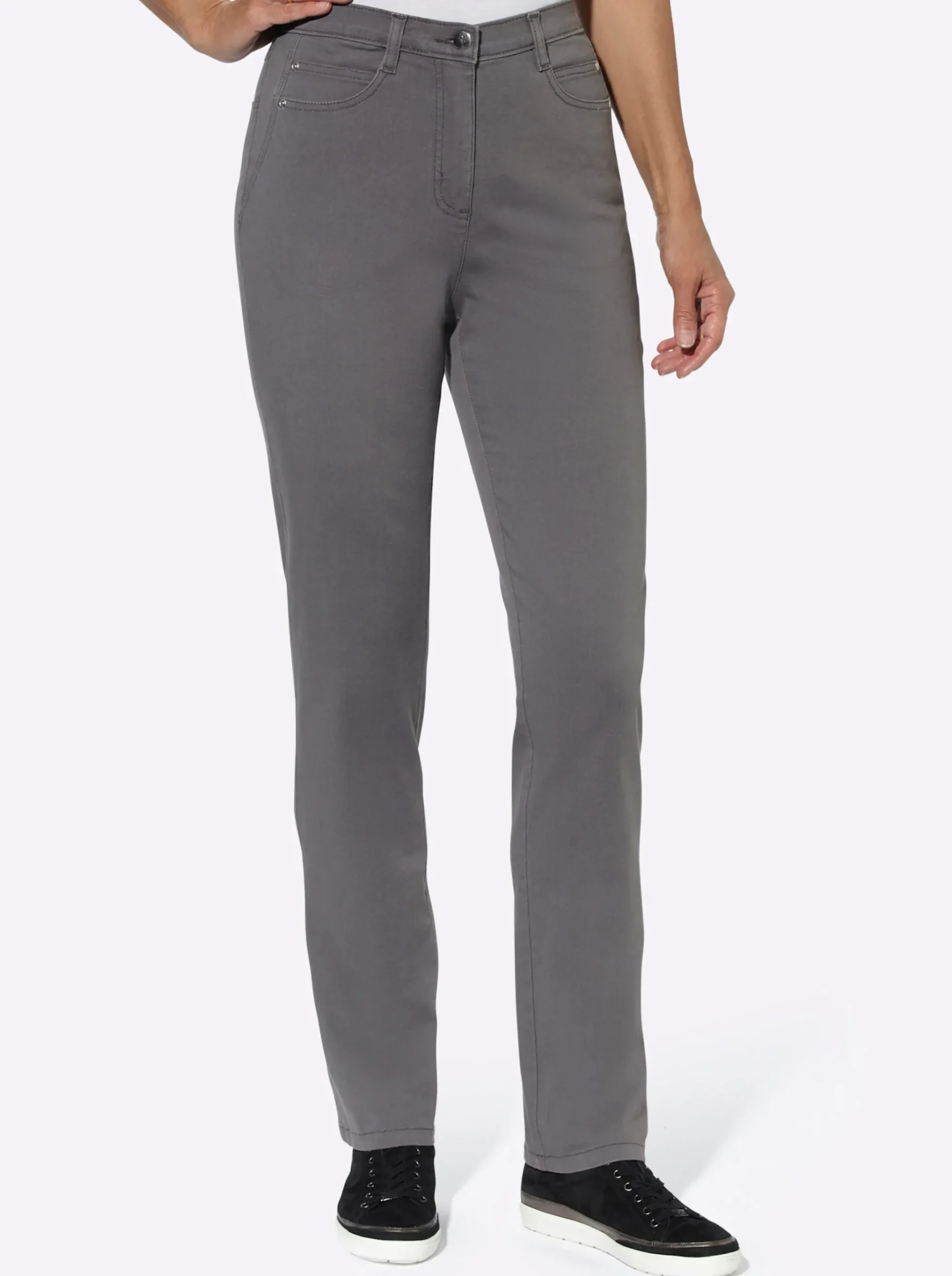 5-Pocket-Jeans mit seitlichem Dehnbund