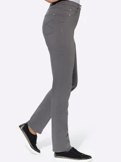 5-Pocket-Jeans mit seitlichem Dehnbund