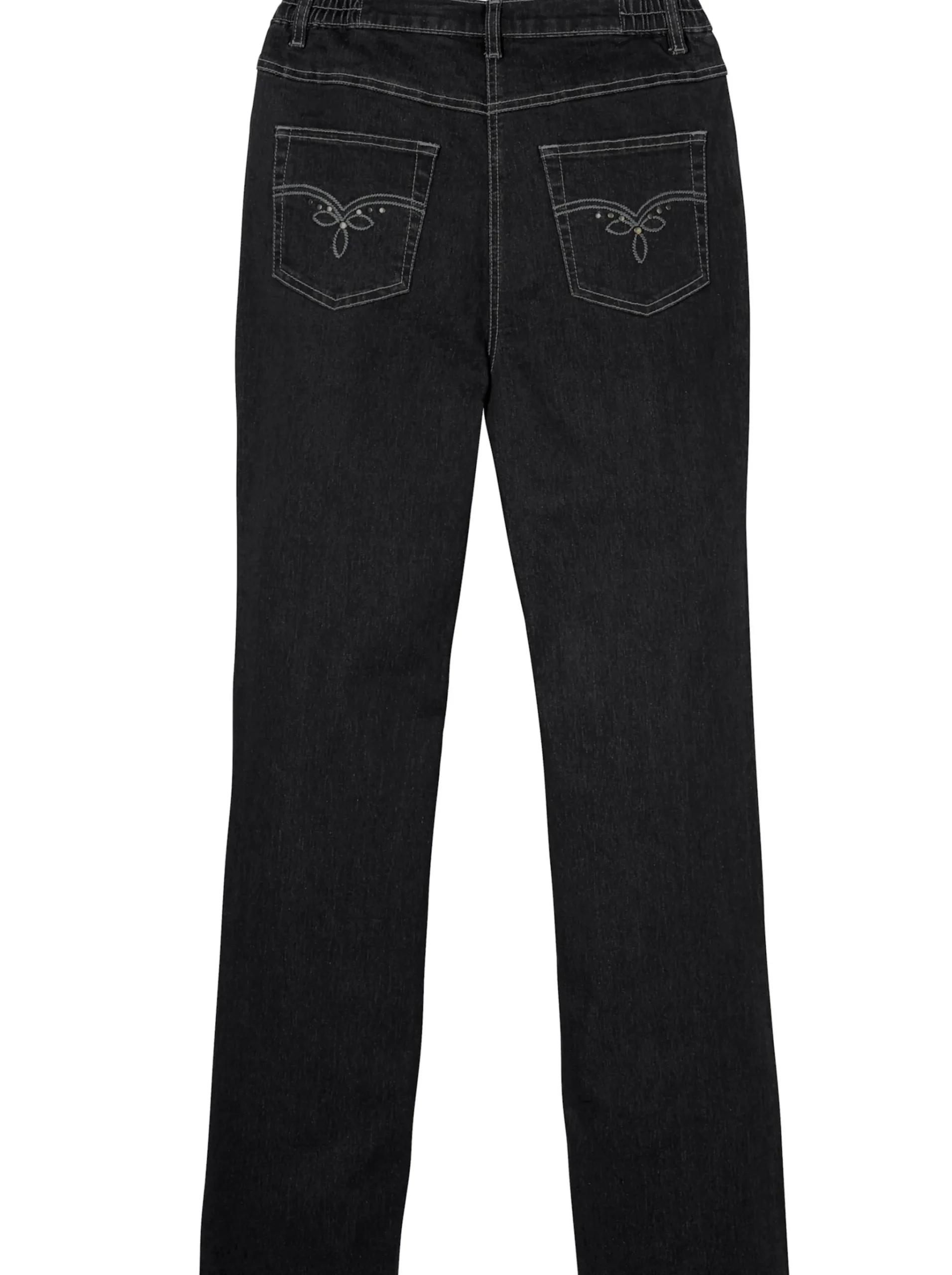 5-Pocket-Jeans mit Stickerei-Motiv