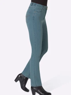 5-Pocket-Jeans mit Stickerei-Motiv