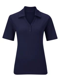Poloshirt mit Druckknopf-Leiste