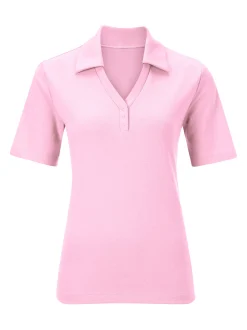 Poloshirt mit Druckknopf-Leiste