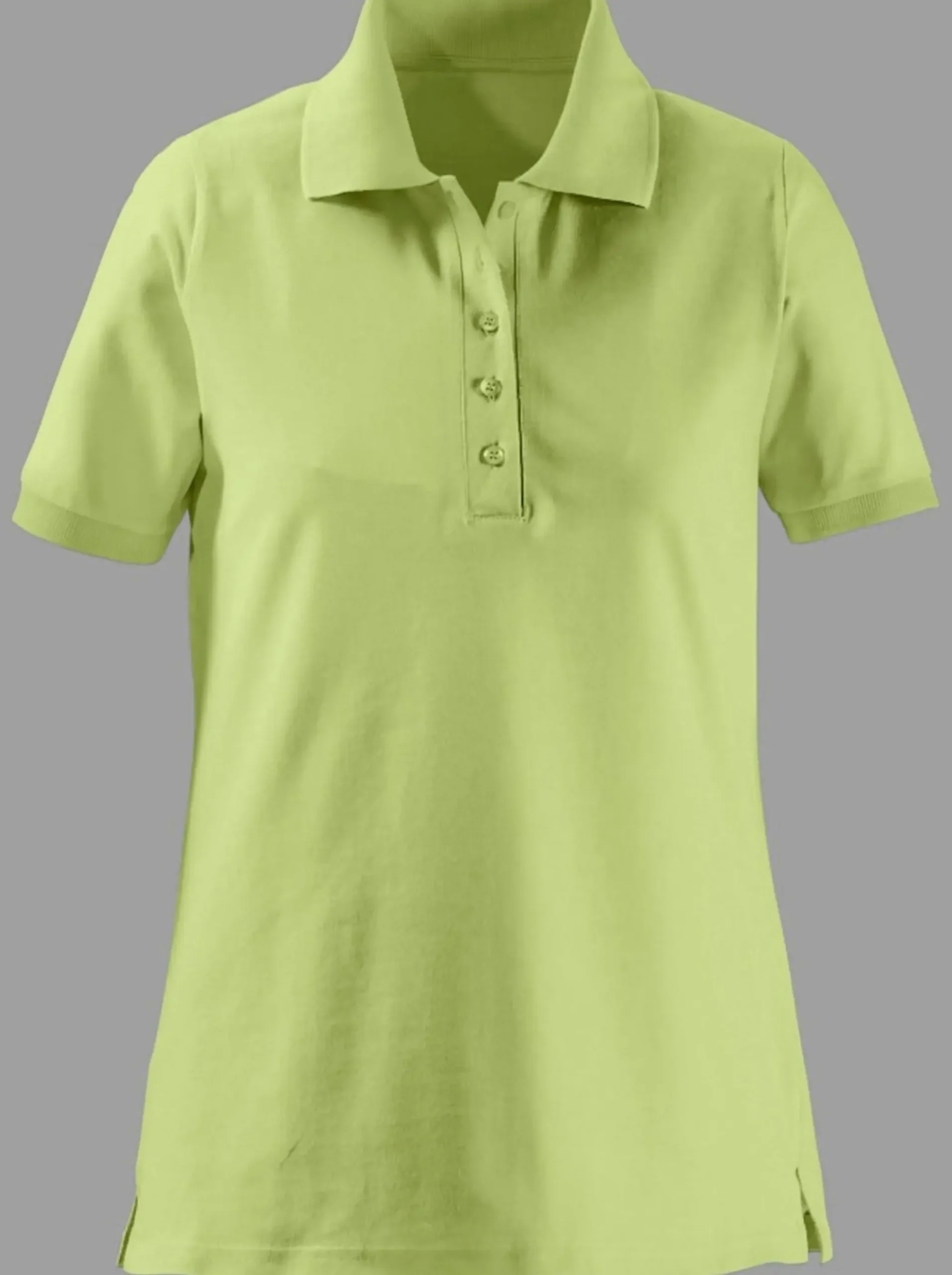 Poloshirt mit Seitenschlitzen