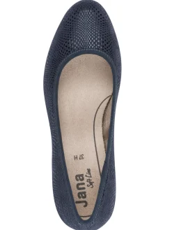 Pumps mit Reptil-Prägung
