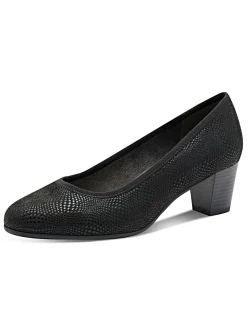 Pumps mit Reptil-Prägung