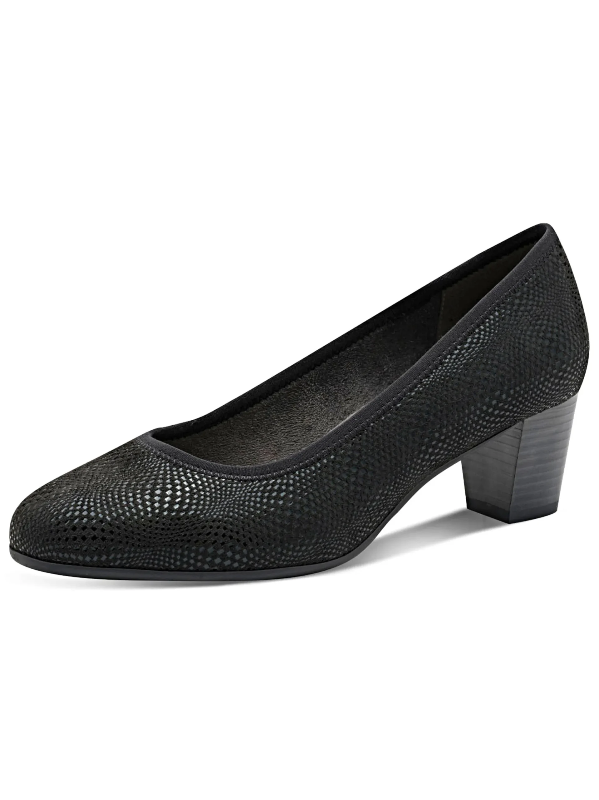Pumps mit Reptil-Prägung