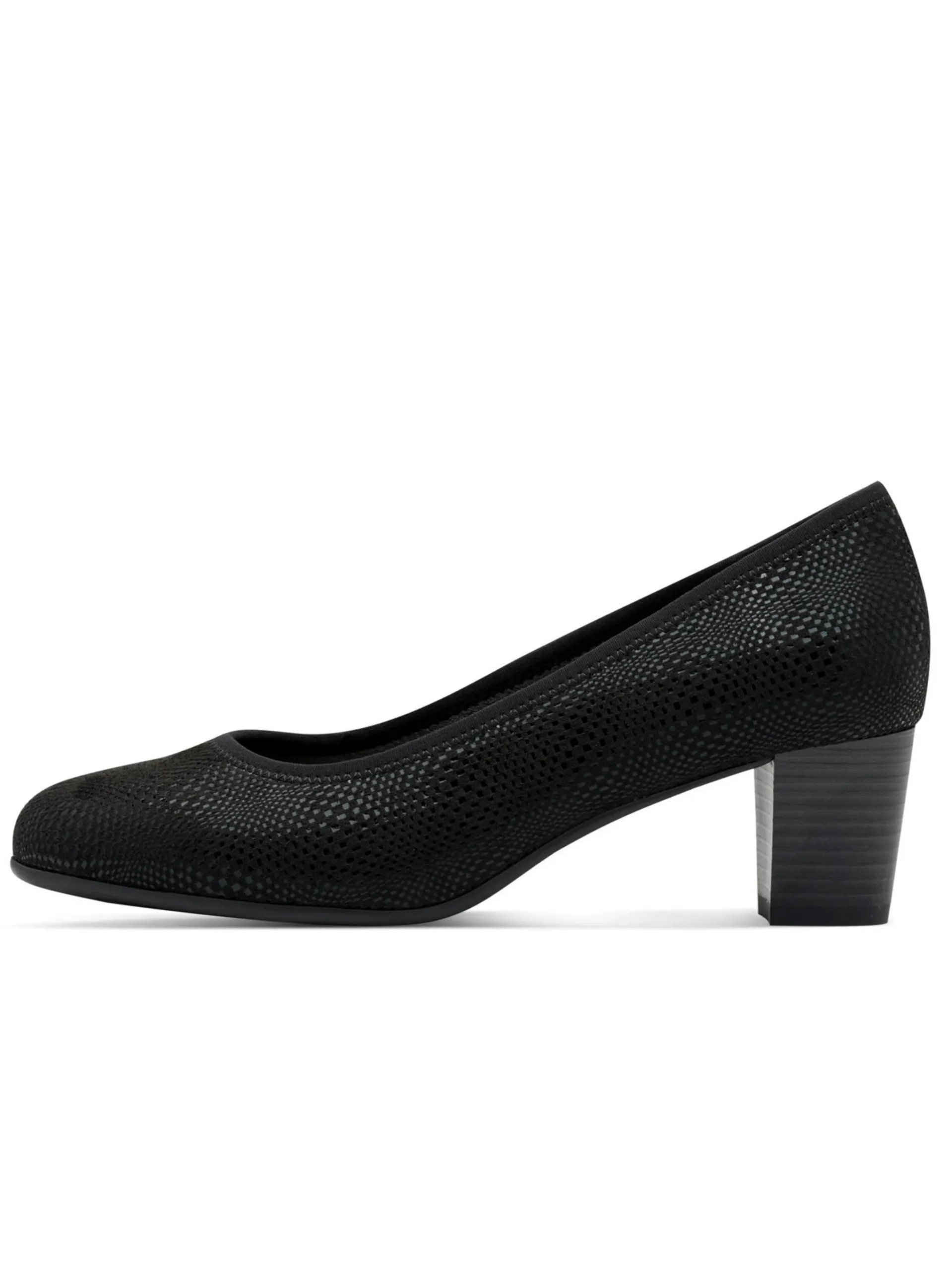 Pumps mit Reptil-Prägung