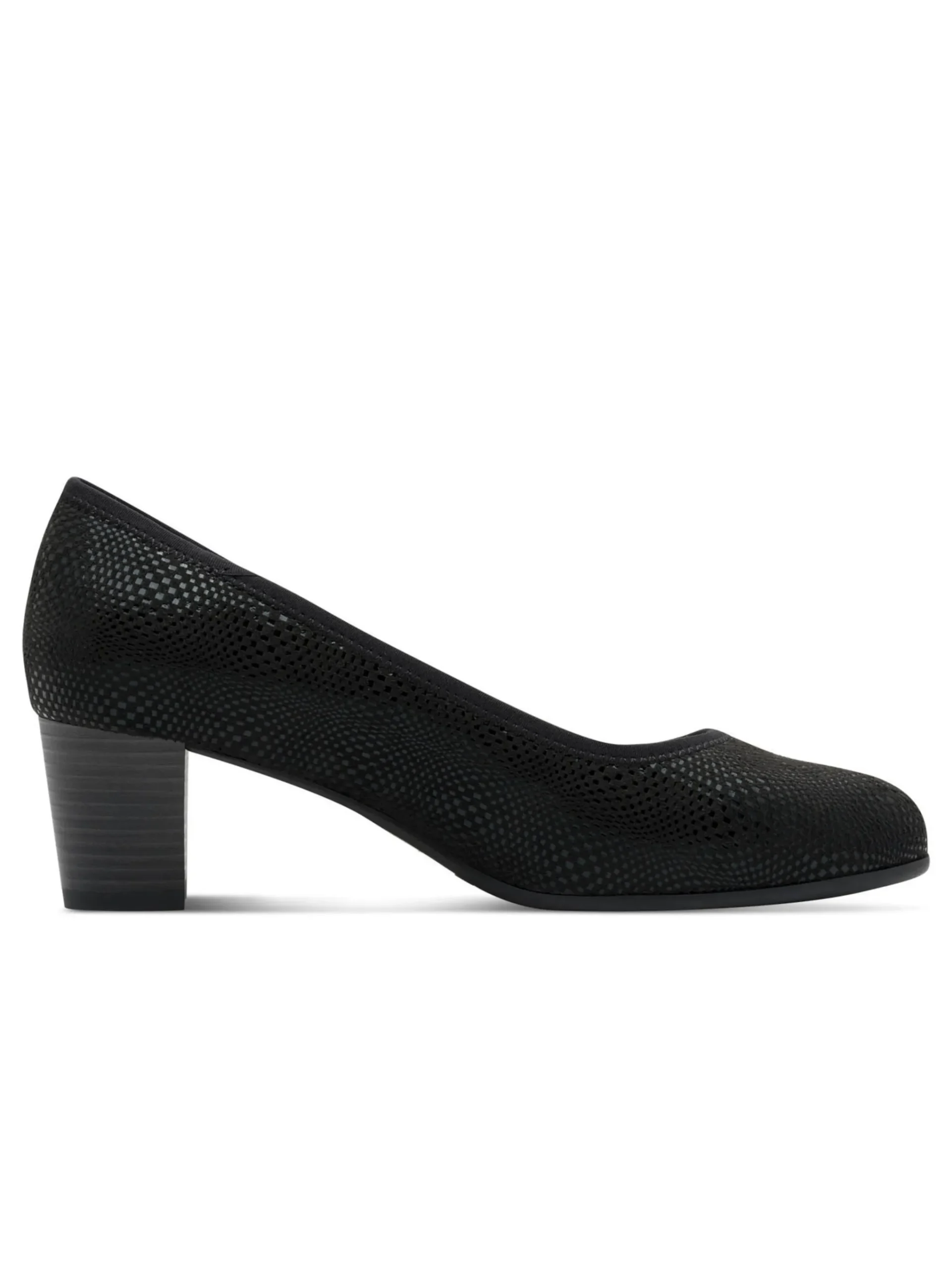 Pumps mit Reptil-Prägung