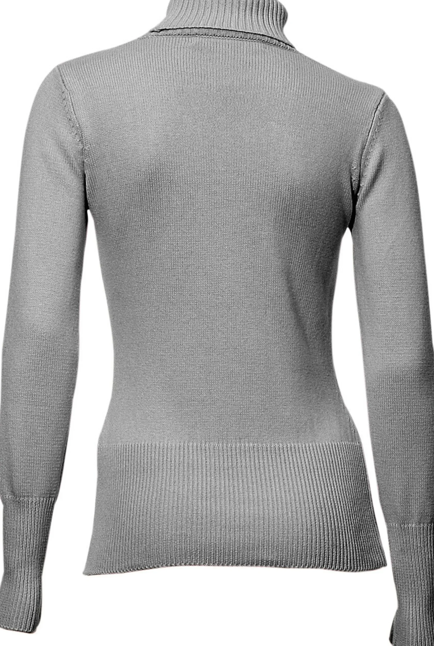 Rollkragenpullover mit Kaschmir-Anteil