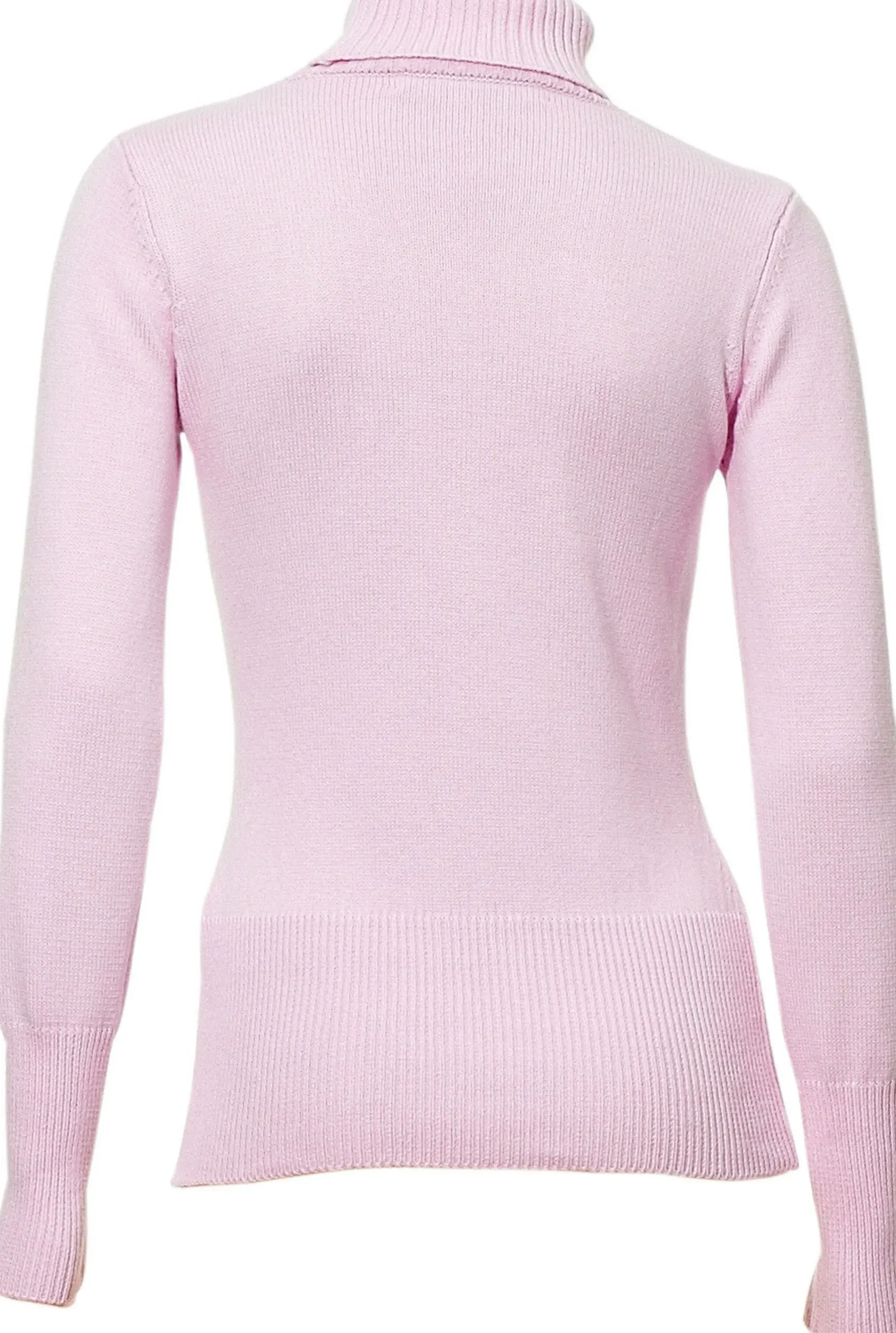 Rollkragenpullover mit Kaschmir-Anteil