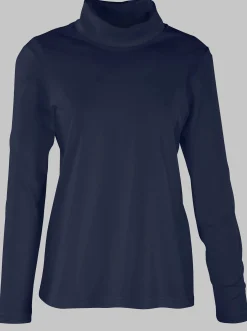 Rollkragenshirt mit langen Ärmeln