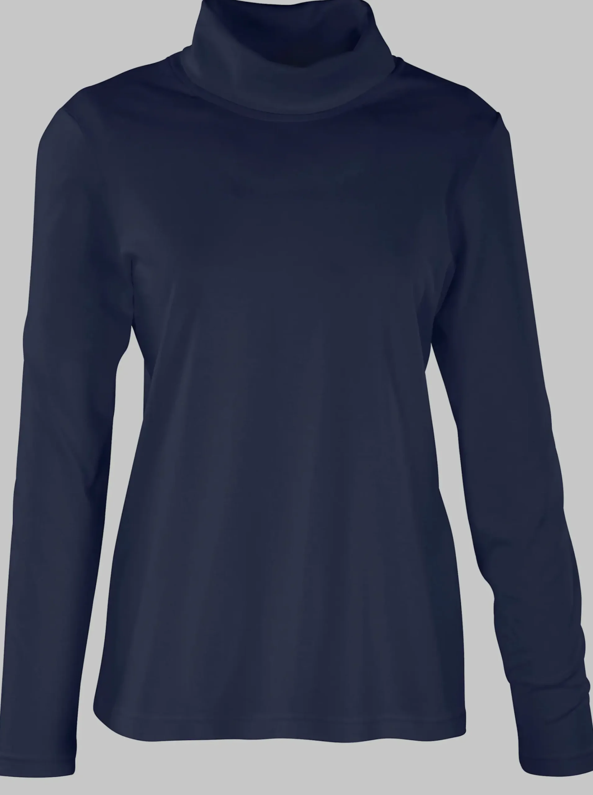 Rollkragenshirt mit langen Ärmeln