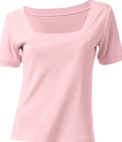 Shirt aus Rippenware