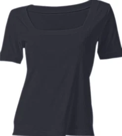 Shirt aus Rippenware