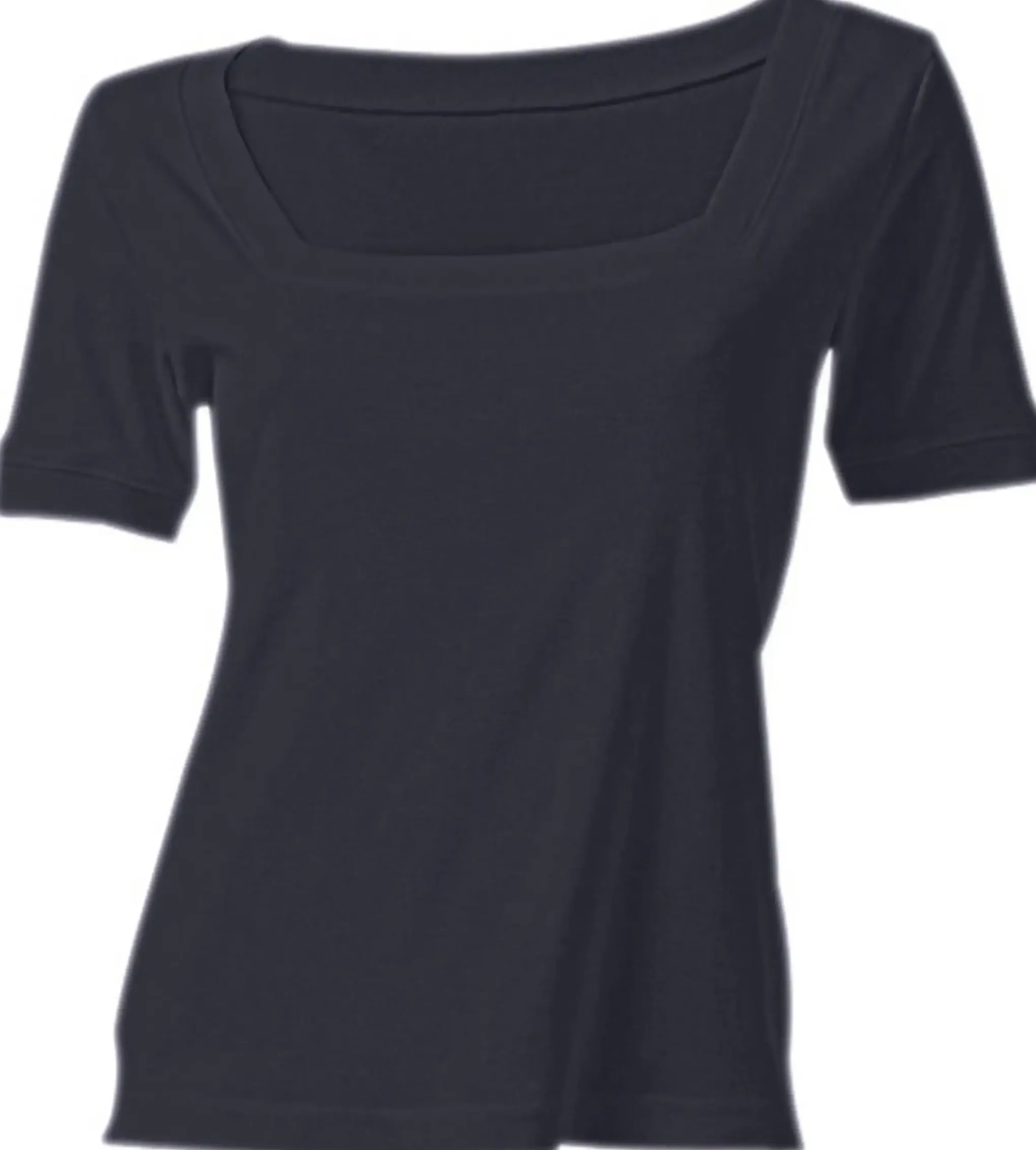 Shirt aus Rippenware