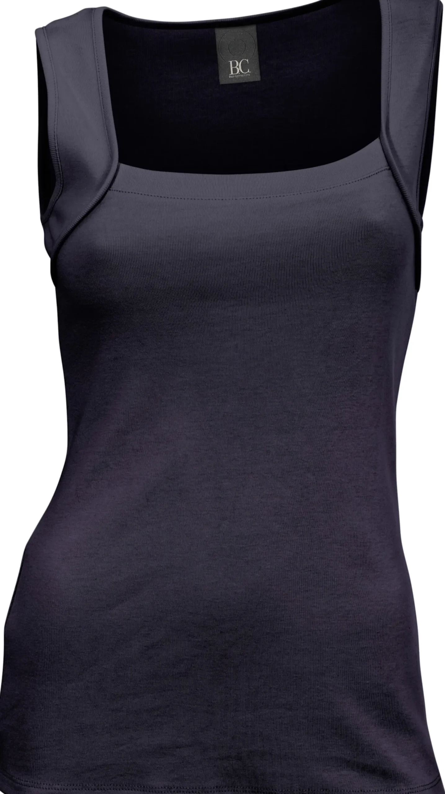 Shirttop mit Karree-Ausschnitt