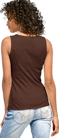 Shirttop mit Karree-Ausschnitt