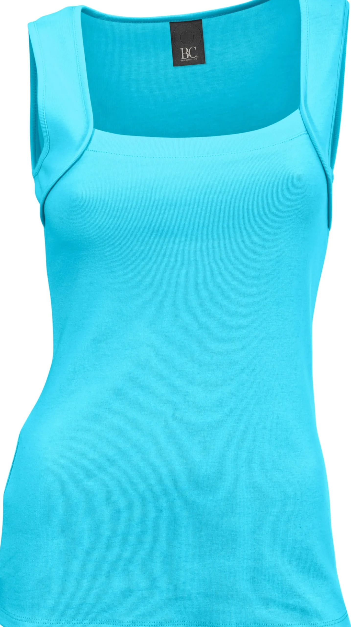Shirttop mit Karree-Ausschnitt