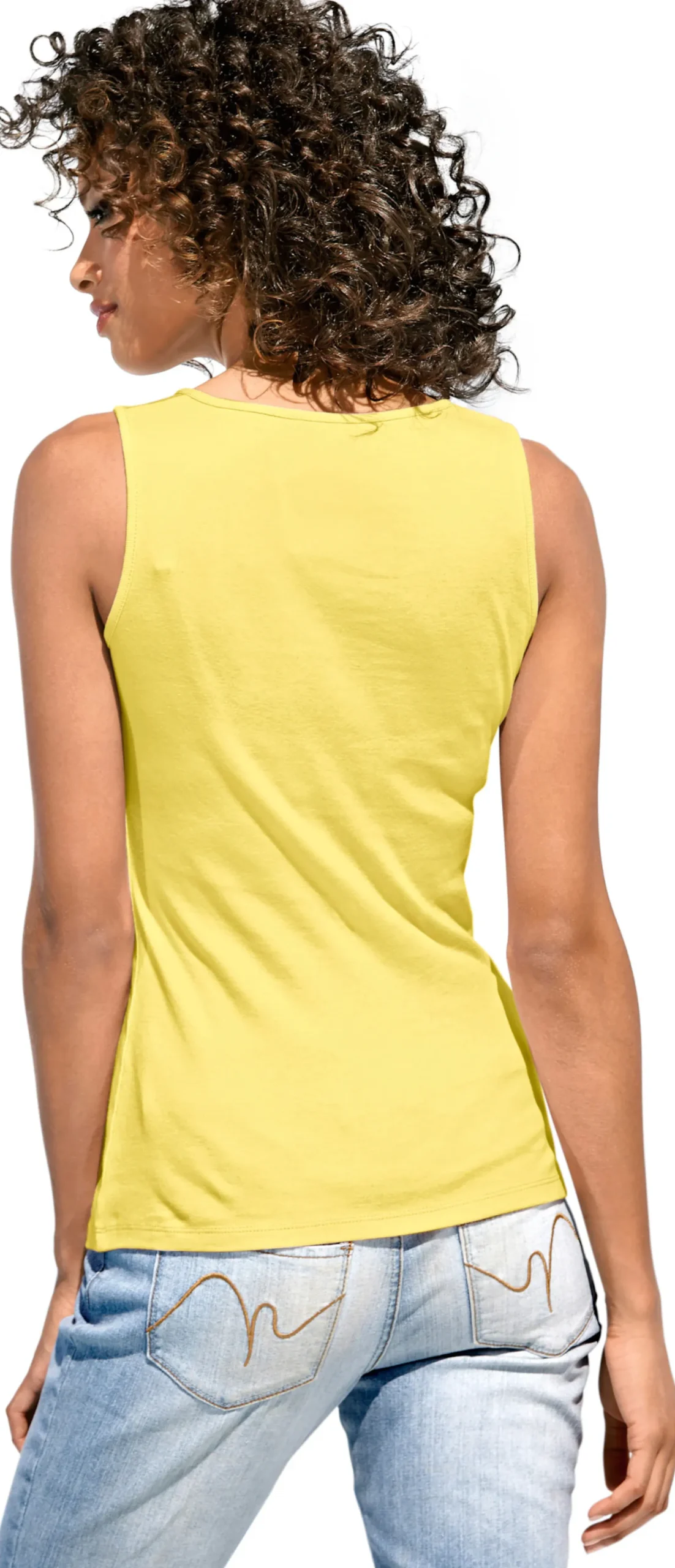 Shirttop mit Karree-Ausschnitt